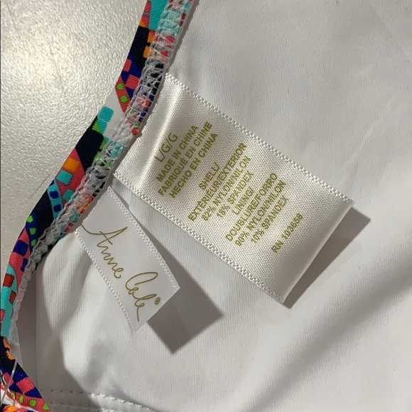 NWT Anne Cole Stevie Stripes Halter Bikini Top - Picture 6 of 6